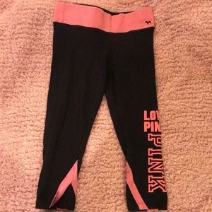 Pink capris